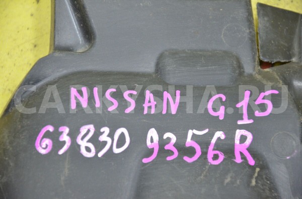 Пыльник двигателя боковой правый Renault Sandero 