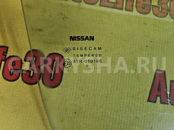 Стекло двери передней правой Nissan Almera 