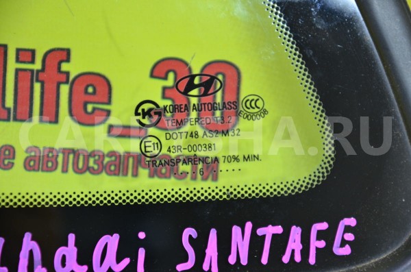 Форточка кузова Hyundai Santa Fe 