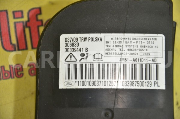 Подушка безопасности боковая (в сиденье) Ford Focus 