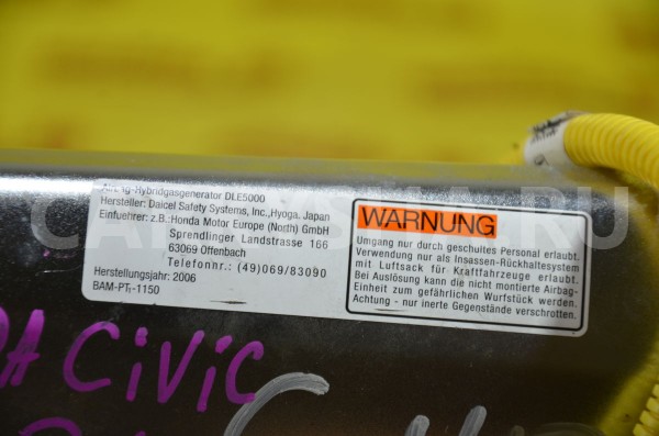 Подушка безопасности боковая (в сиденье) Honda Civic 