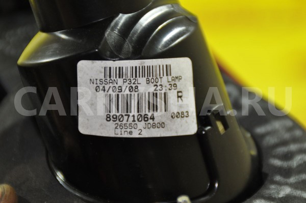 Фонарь задний внутренний правый Nissan Qashqai 