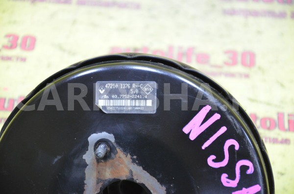 Вакуумник тормозной Nissan Almera 