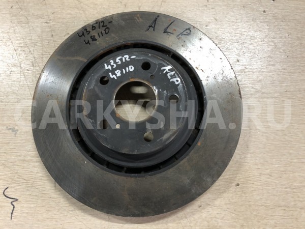 Диск тормозной передний Toyota Alphard III Рестайлинг оригинальный номер 43512-48110